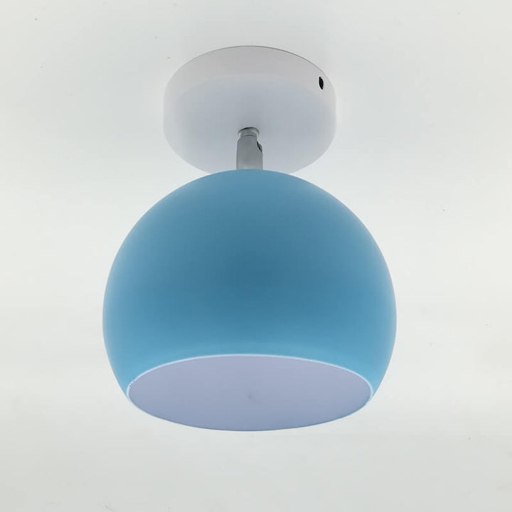 Dôme Macaron Nordique 1 Lumière Plafonnier Semi-Encastré 