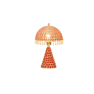 Modern Light Luxury Creative Pattern Crystal 1-Light Table Lamp