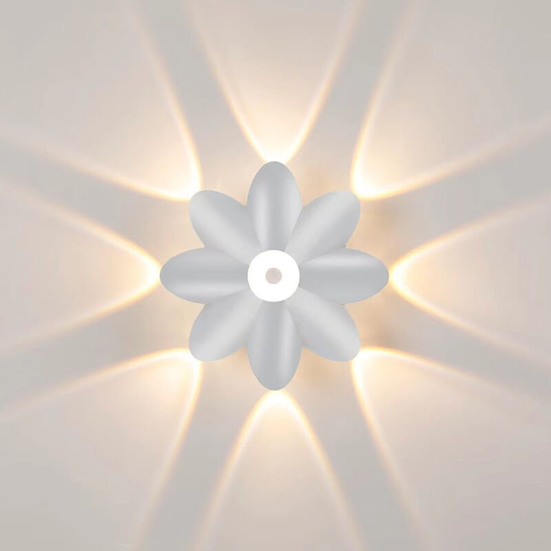 مصباح جداري LED مضيء بتصميم عصري وإبداعي من الألومنيوم 