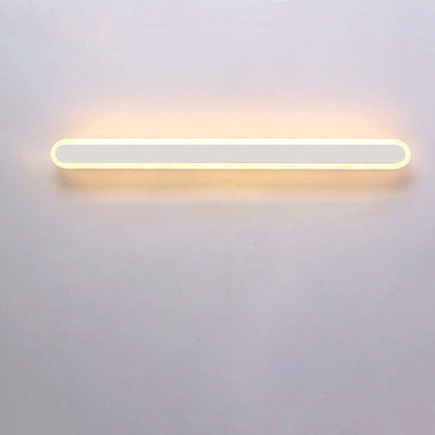 Modern Minimalist Long Bar Iron Acrylic LED Wall Sconce Lamp