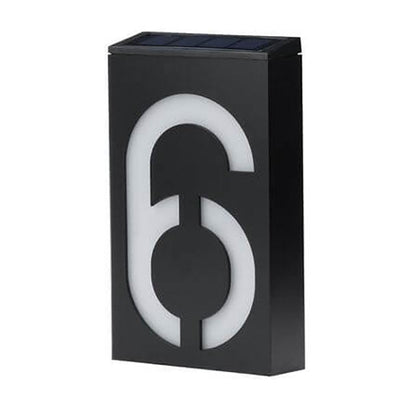 Panneau de porte solaire numérique RGB LED, lampe murale de décoration extérieure