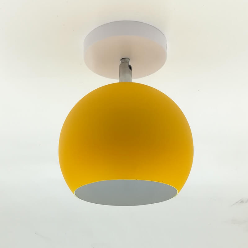 Dôme Macaron Nordique 1 Lumière Plafonnier Semi-Encastré 