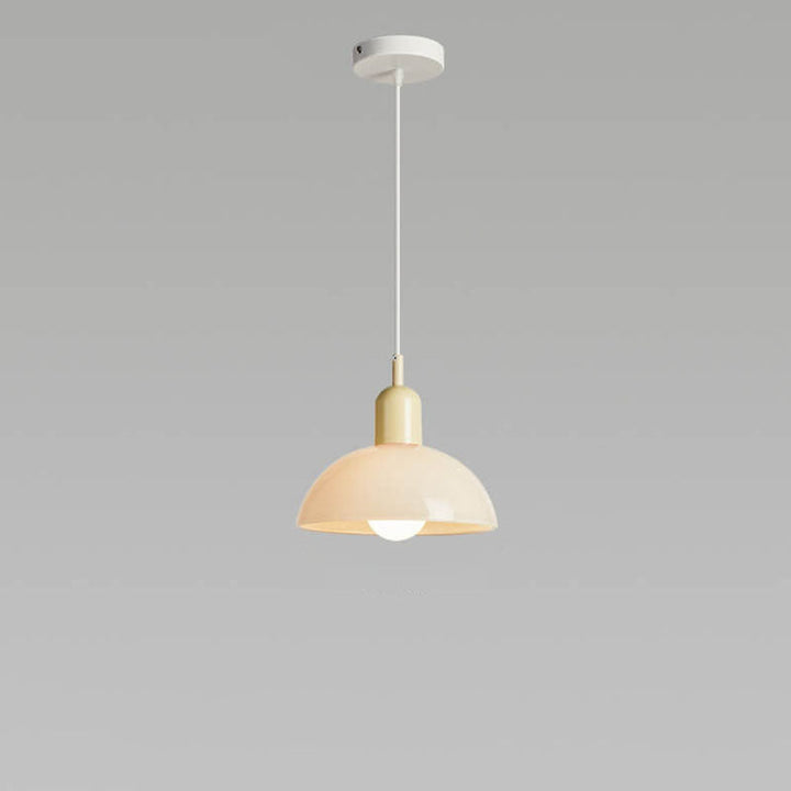 Moderne minimalistische Glaskugel 1-Licht Pendelleuchte 