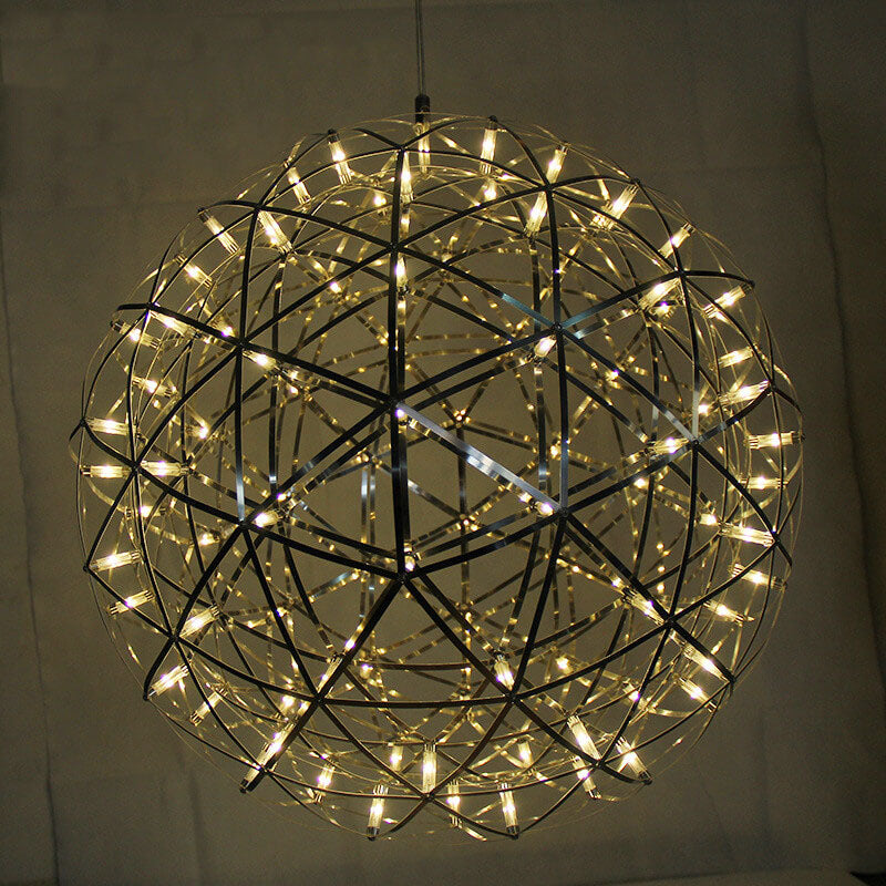 Modern Globe 12 Light LED Firework Pendelleuchte 
