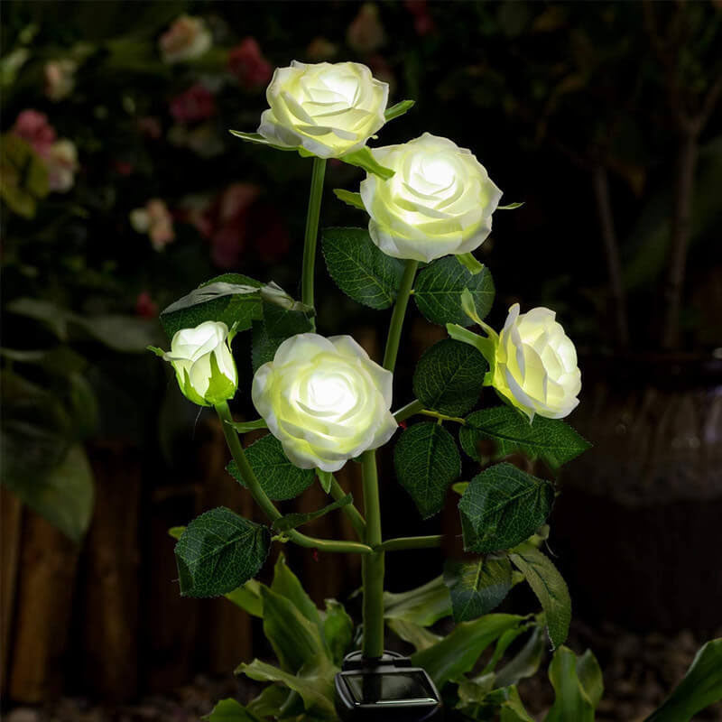Fleurs Modernes Solaire Extérieur Pelouse LED Jardin Enfouissement Lumière Paysage 