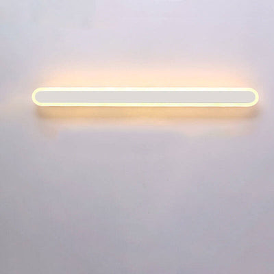 Modern Minimalist Long Bar Iron Acrylic LED Wall Sconce Lamp