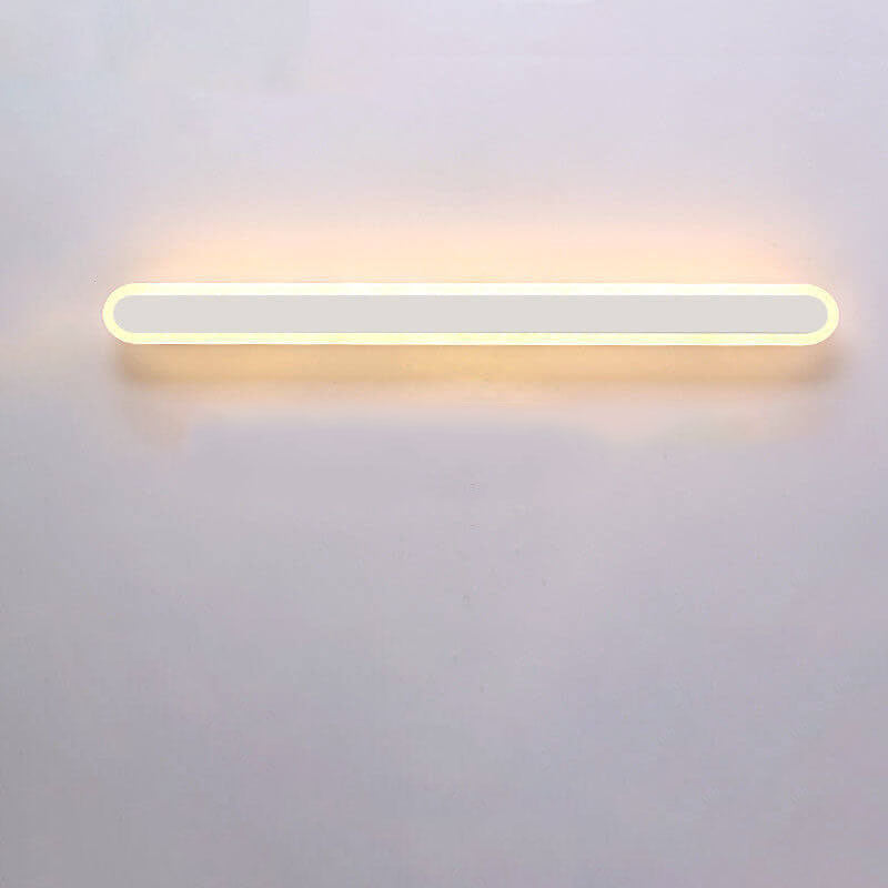 Modern Minimalist Long Bar Iron Acrylic LED Wall Sconce Lamp
