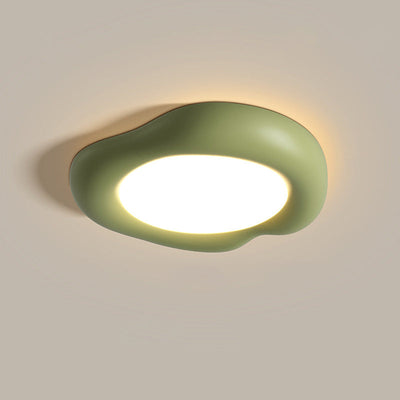 Moderne minimalistische Apfelform LED-Deckenleuchte in Volltonfarbe 