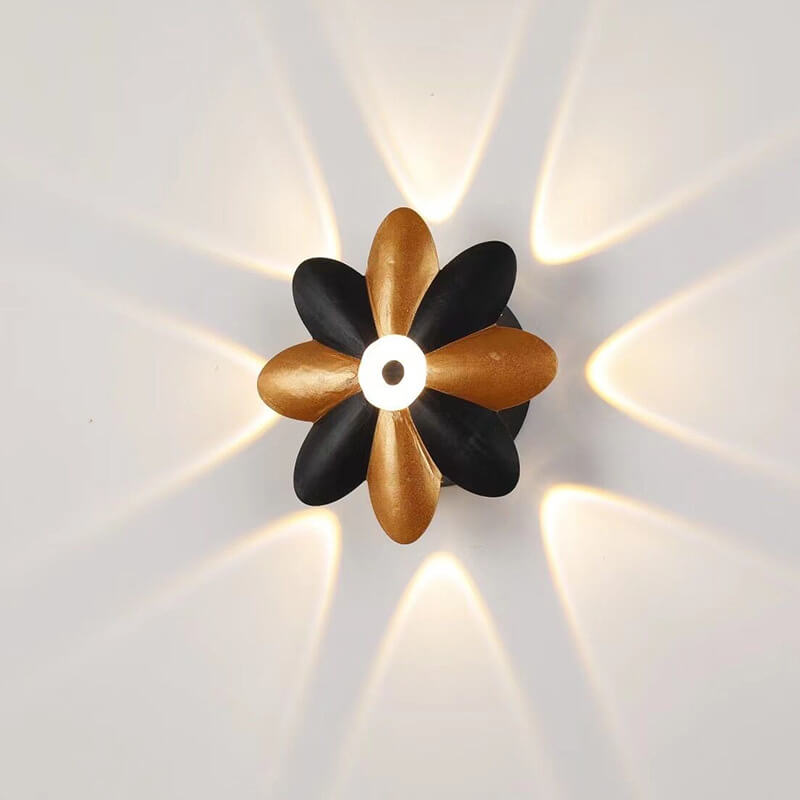 مصباح جداري LED مضيء بتصميم عصري وإبداعي من الألومنيوم 