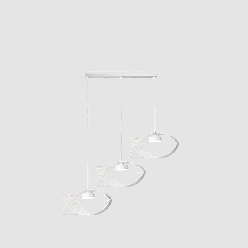 Modern Acrylic Fish Creative Design LED Chandelier