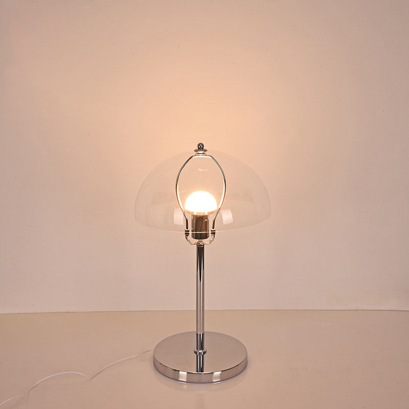 Nordic Vintage Clear Dome Acryl LED USB Tischlampe 