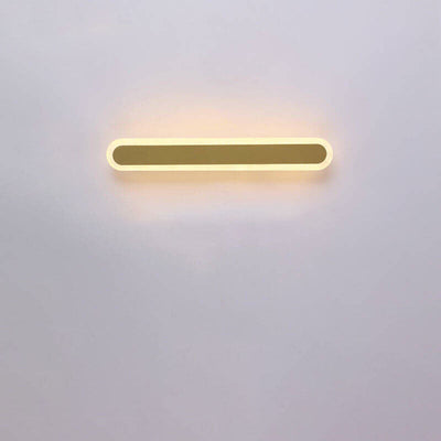 Modern Minimalist Long Bar Iron Acrylic LED Wall Sconce Lamp