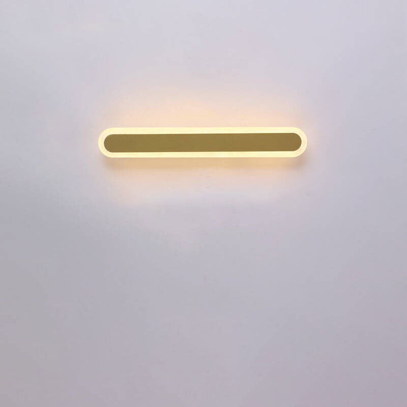 Modern Minimalist Long Bar Iron Acrylic LED Wall Sconce Lamp