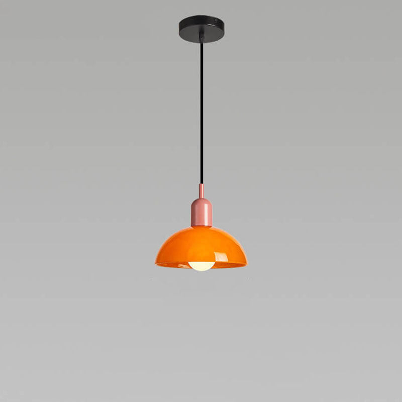 Moderne minimalistische Glaskugel 1-Licht Pendelleuchte 
