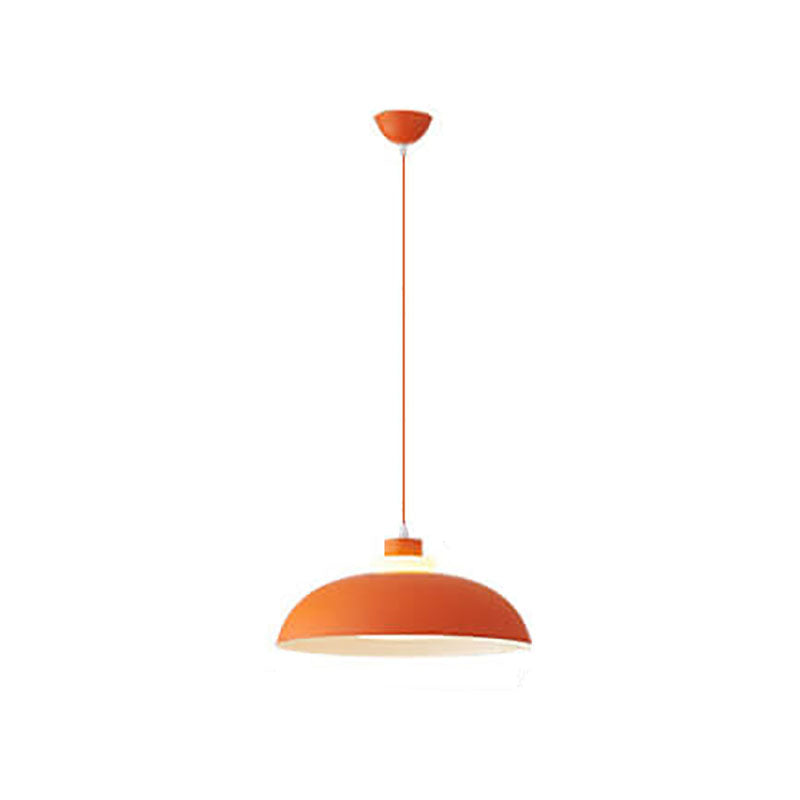 Modern Solid Color Macaron Acrylic Aluminum 1-Light Pendant Light