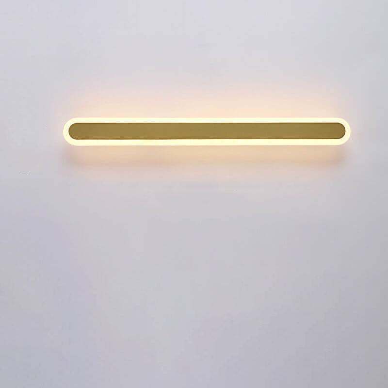 Modern Minimalist Long Bar Iron Acrylic LED Wall Sconce Lamp