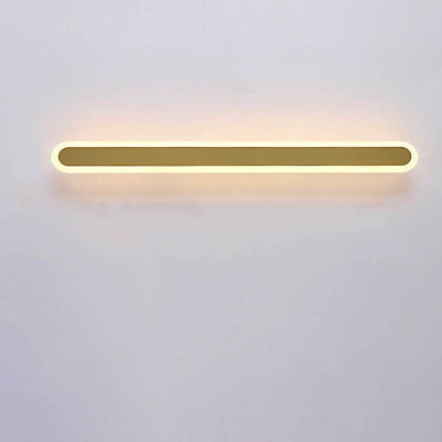 Modern Minimalist Long Bar Iron Acrylic LED Wall Sconce Lamp