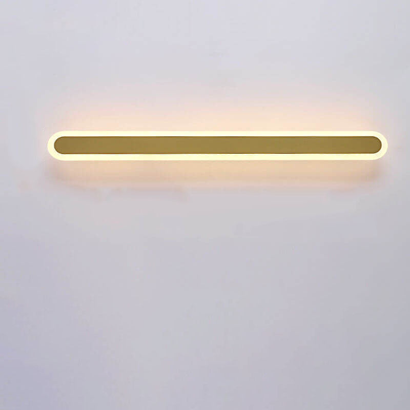 Modern Minimalist Long Bar Iron Acrylic LED Wall Sconce Lamp