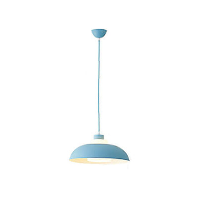Modern Solid Color Macaron Acrylic Aluminum 1-Light Pendant Light