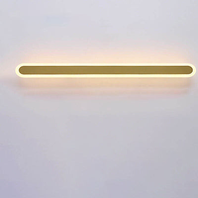 Modern Minimalist Long Bar Iron Acrylic LED Wall Sconce Lamp