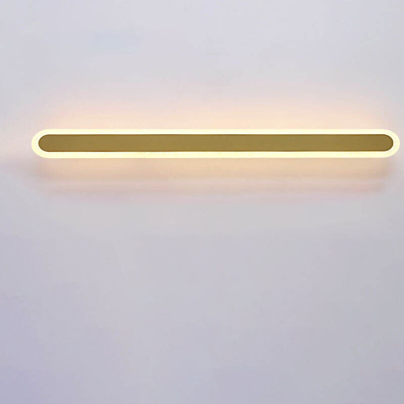 Modern Minimalist Long Bar Iron Acrylic LED Wall Sconce Lamp