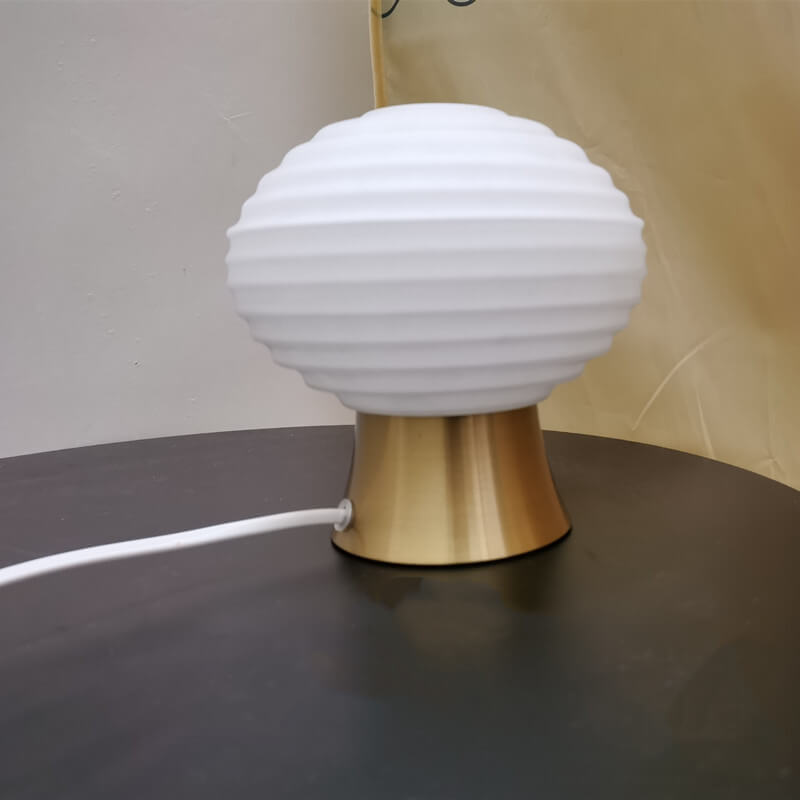 Lámpara de Mesa USB de 1 Luz con Bola de Océano Estrellado Creativa Moderna 