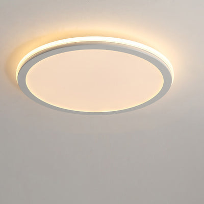 Modern Creative Circle Iron LED Flush Mount Ceiling Light