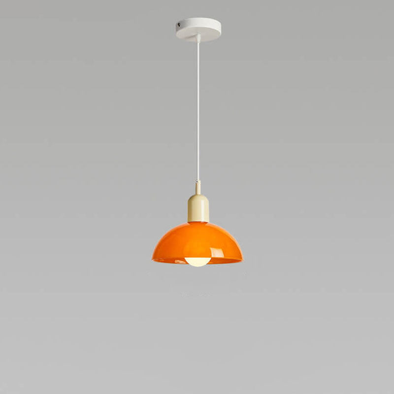 Moderne minimalistische Glaskugel 1-Licht Pendelleuchte 