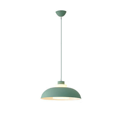 Modern Solid Color Macaron Acrylic Aluminum 1-Light Pendant Light
