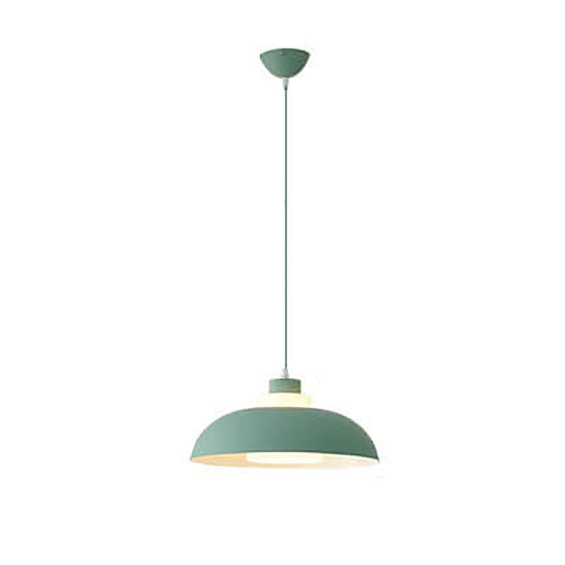 Modern Solid Color Macaron Acrylic Aluminum 1-Light Pendant Light