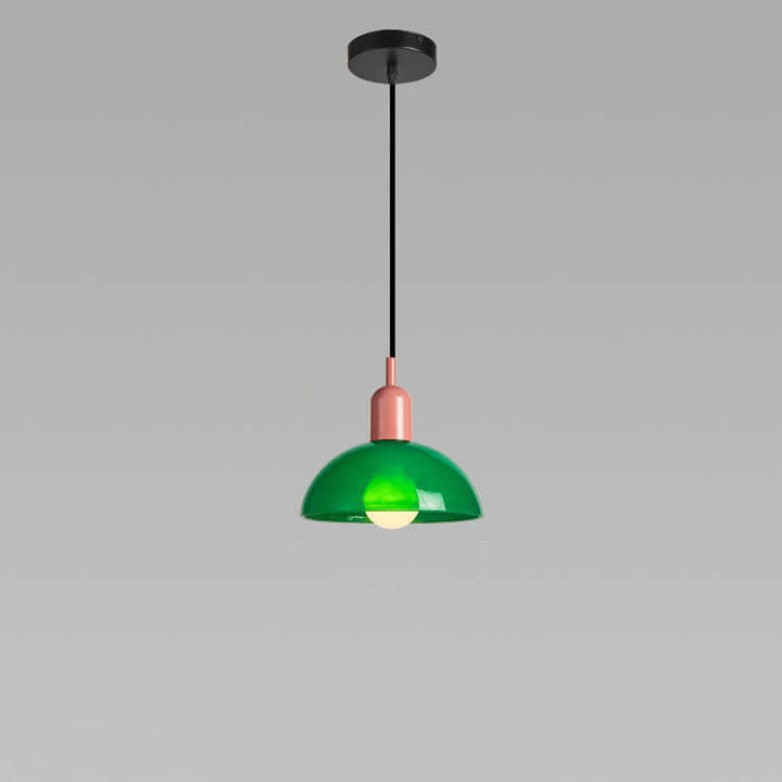 Moderne minimalistische Glaskugel 1-Licht Pendelleuchte 