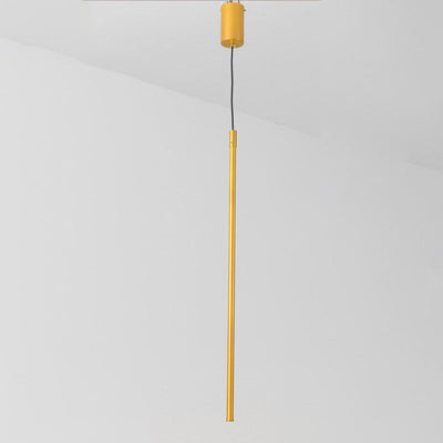 Moderne minimalistische Aluminium-Straigh-Line-LED-Pendelleuchte für Wohnzimmer 
