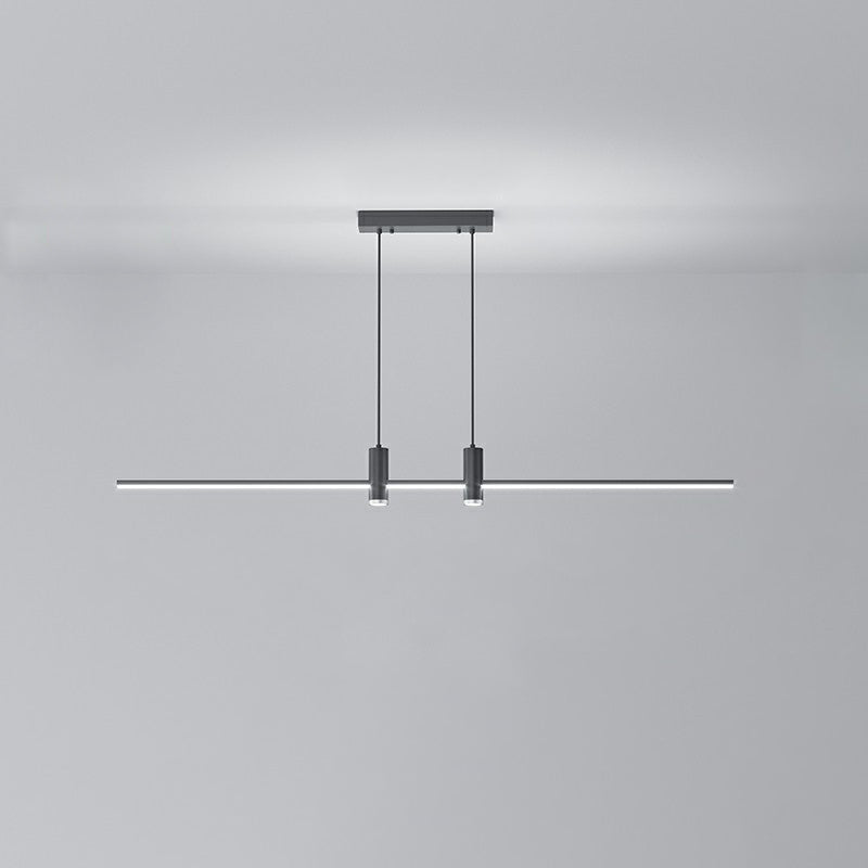 Moderne minimalistische geometrische Linienkombination LED-Inselleuchter für Esszimmer 