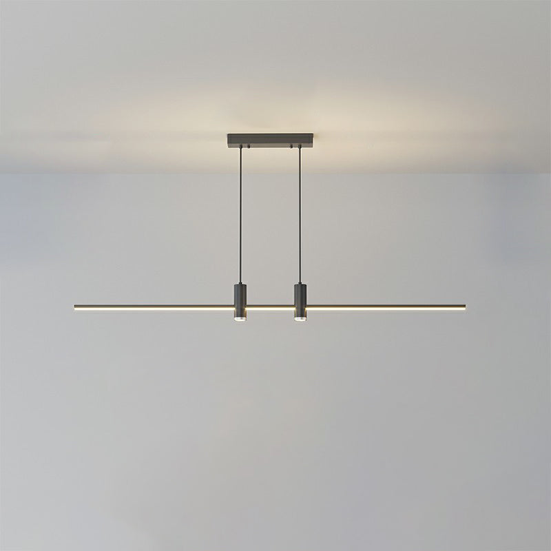 Moderne minimalistische geometrische Linienkombination LED-Inselleuchter für Esszimmer 