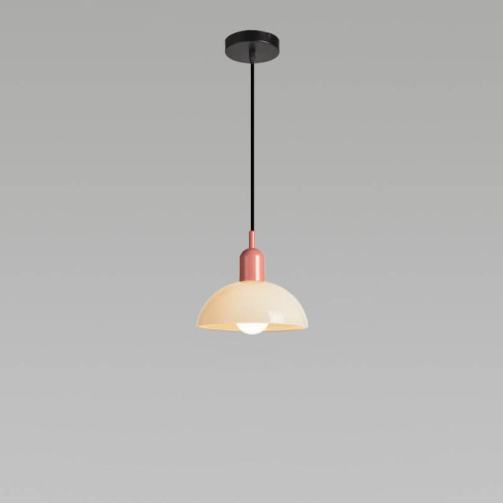 Moderne minimalistische Glaskugel 1-Licht Pendelleuchte 