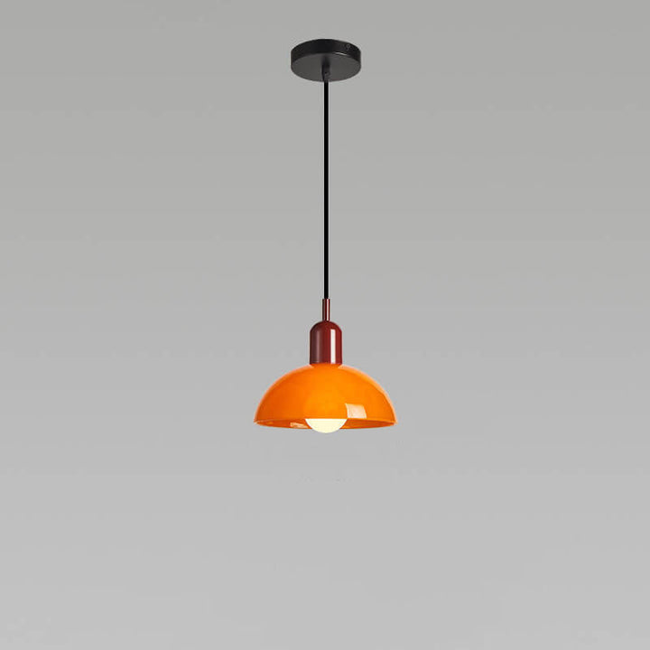 Moderne minimalistische Glaskugel 1-Licht Pendelleuchte 
