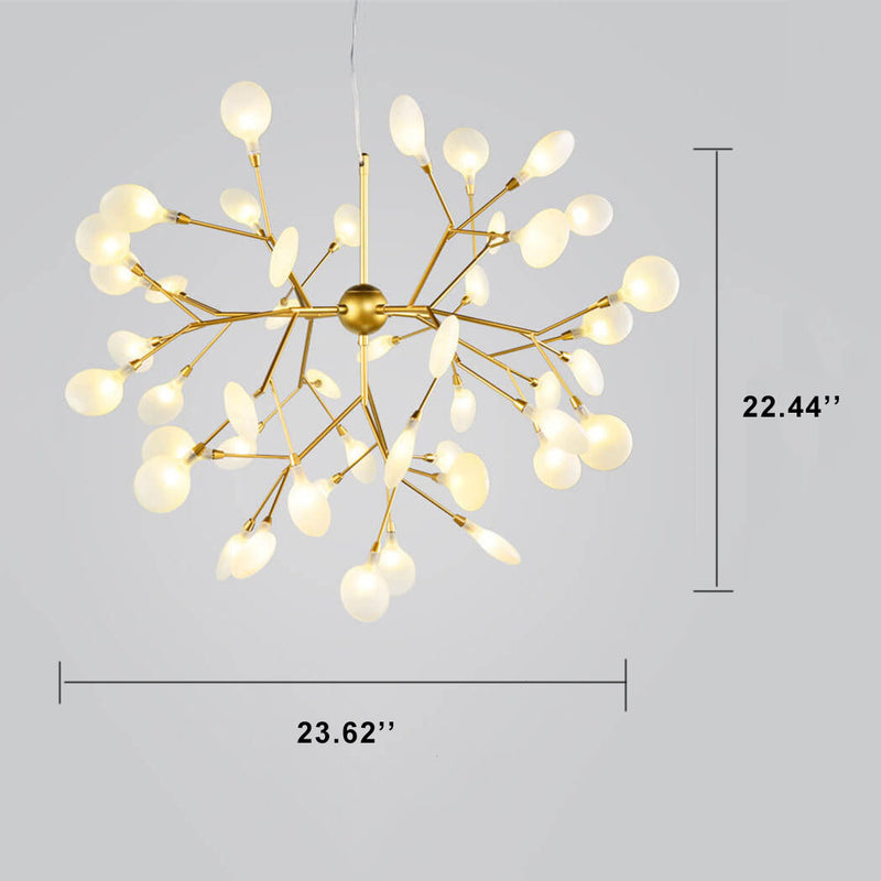 فروع معدنية حديثة 27/36 ضوء اليراعات LED الثريات 