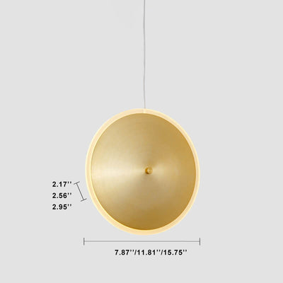 Modern Flying Saucer 1-Light LED Pendant Light