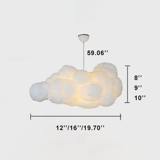 Floating Cloud 1-Licht LED-Pendelleuchte 
