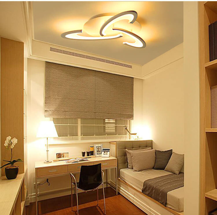 Modern Windmill 3/6-Light LED Flush Mount Lighting