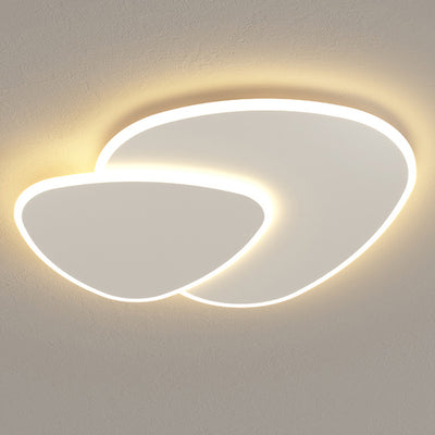 Modern Creative Stone Acrylic LED Flush Mount Ceiling Light