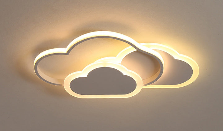 Cartoon Kreative Cloud LED Deckenleuchte mit bündiger Montage 