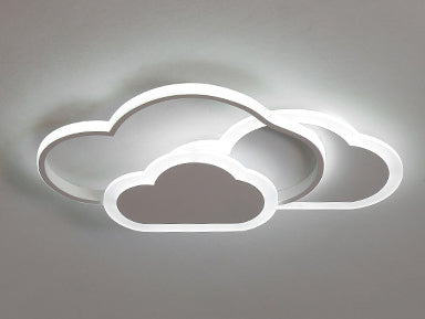 Cartoon Kreative Cloud LED Deckenleuchte mit bündiger Montage 
