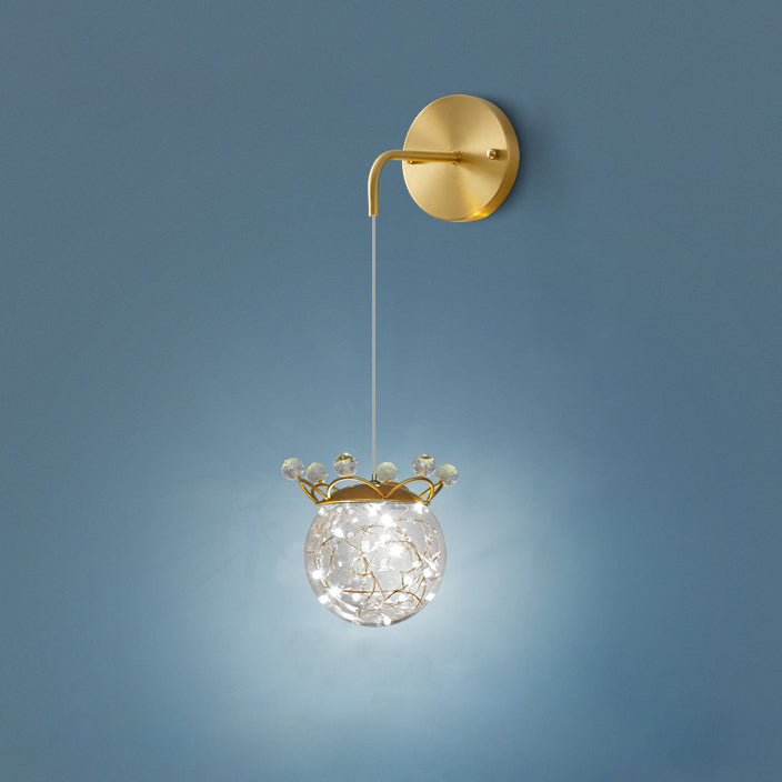 Creative Decorative Gypsophila 1-Light LED Wall Sconce Lamp