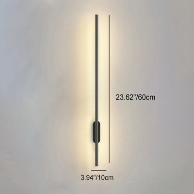 Modern Light Luxury Aluminum Long Strip Antler Shape LED Wall Sconce Lamp