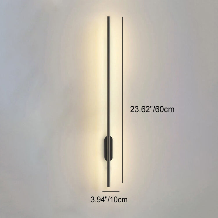 Applique murale LED en forme de bois, lumière moderne et luxueuse, longue bande en aluminium, lampe 