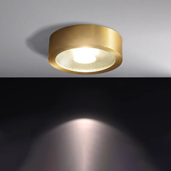 Nordic Light Luxury Vollkupfer ultradünne LED-Einbauleuchte
