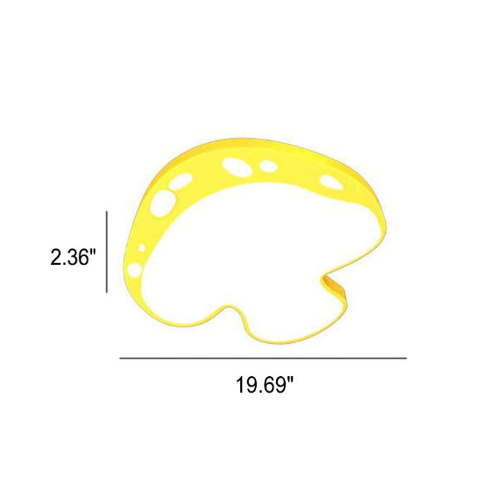 Luz de techo LED empotrada para niños con forma de hongo de dibujos animados creativos 