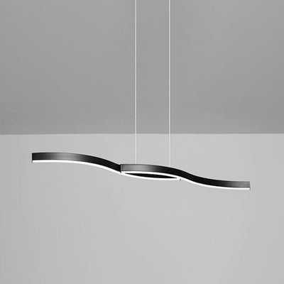 Modern Simplicity Curved Line Design Island Light LED Creative Chandelier