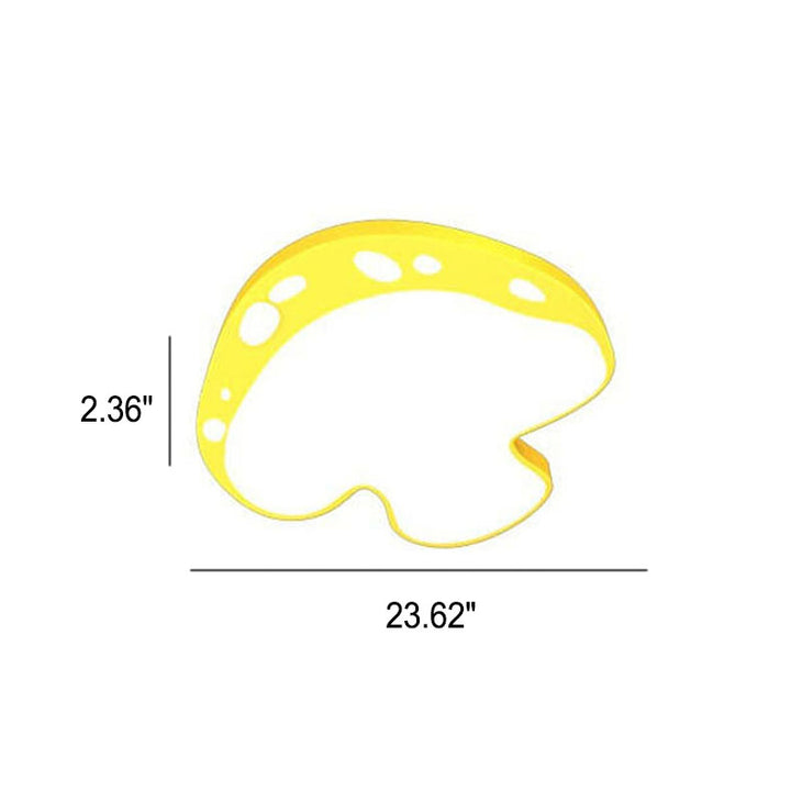 Luz de techo LED empotrada para niños con forma de hongo de dibujos animados creativos 